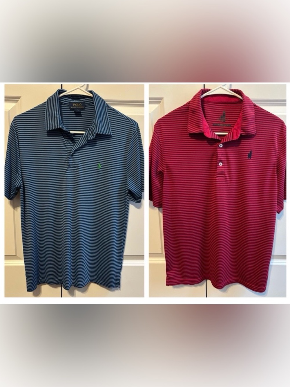 (2) **EXCELLENT** Boys Polo Ralph Lauren and Johnnie O Shirts